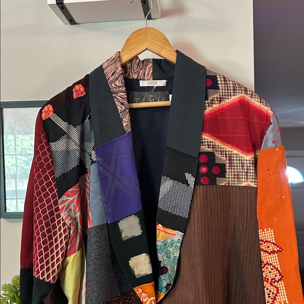 Patchwork Blazer - Multicolor - image 3